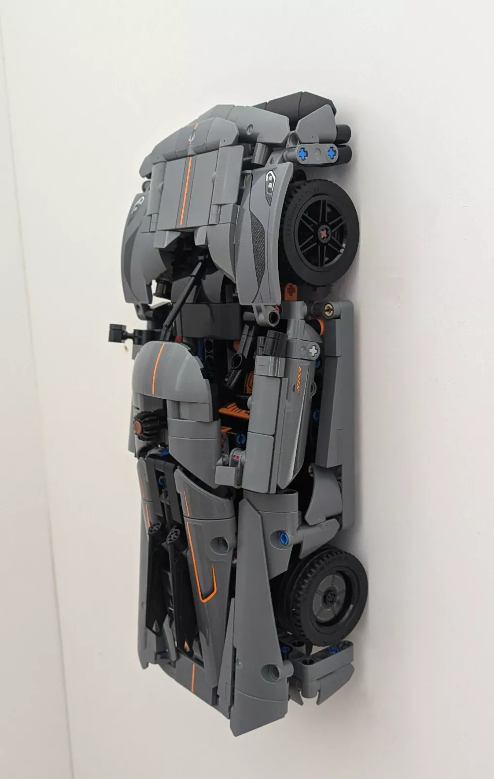 Wand Halterung Befestigung kompatibel mit Lego Koenigsegg Jesko 42173 Wandhalter