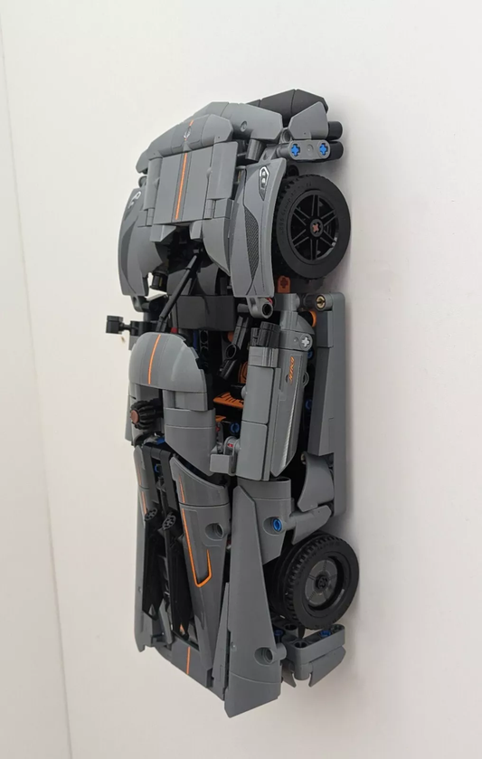Wand Halterung Befestigung kompatibel mit Lego Koenigsegg Jesko 42173 Wandhalter