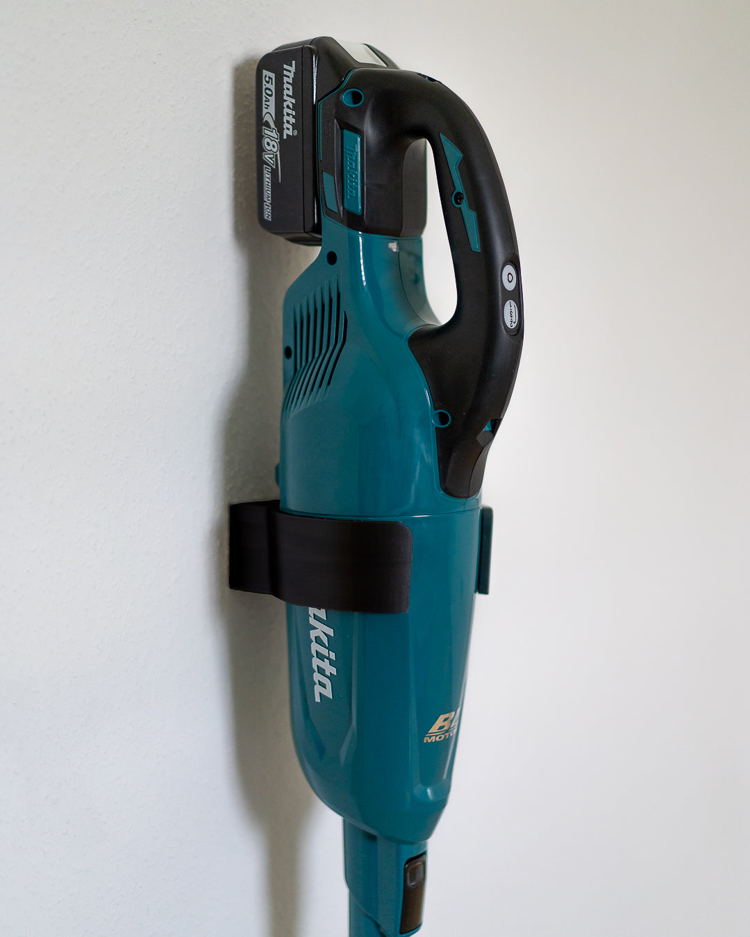 Wandhalterung Halter für Akku-Staubsauger Schwarz passend für Makita DCL 281, DCL180, DCL181, DCL183