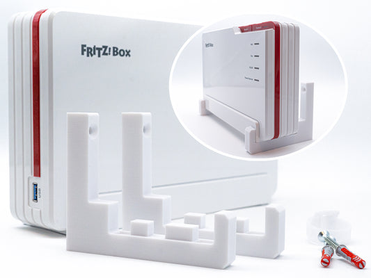 Wandhalterung Halter für Fritz!Box 5690 Pro – Halterung aus Kunststoff für Fritzbox 5690 Pro Fiber Router