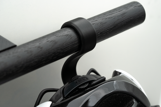 Fahrradhelm Wand Halter aus Eiche - Wandhalterung mit modernem Design (Schwarz - Eiche Schwarz)