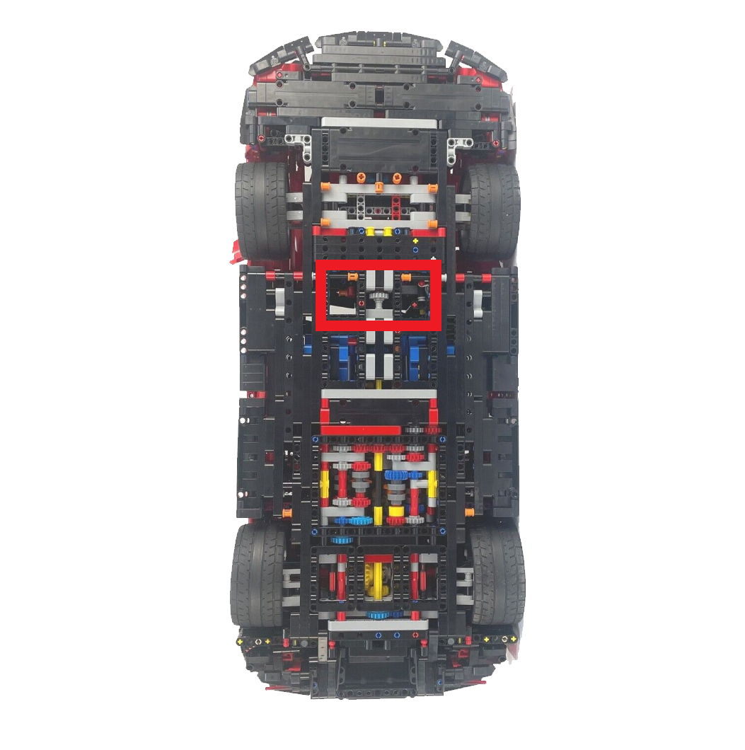 Wand Halterung Wandhalterung Befestigung kompatibel mit Lego Ferrari Daytona SP3 42143