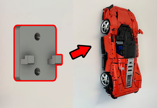 Wand Halterung Wandhalterung Befestigung kompatibel mit Lego Ferrari Daytona SP3 42143