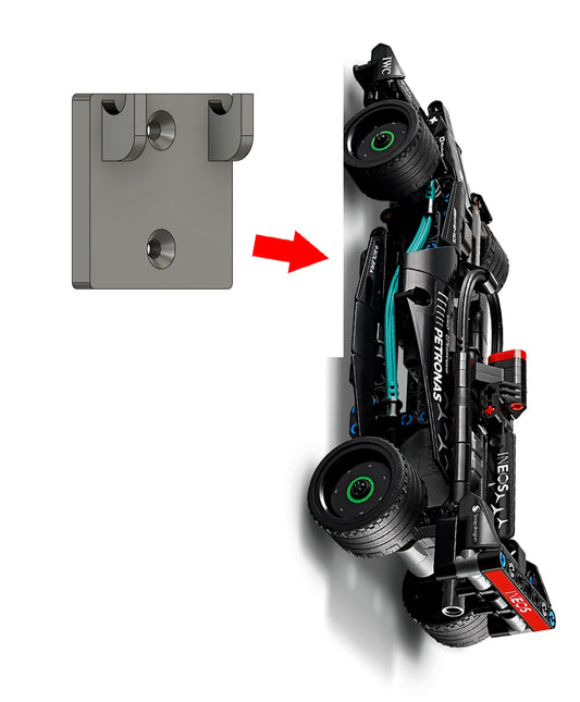 Wand Halterung Befestigung passend für Lego Technic Mercedes-AMG F1 W14 (42171)