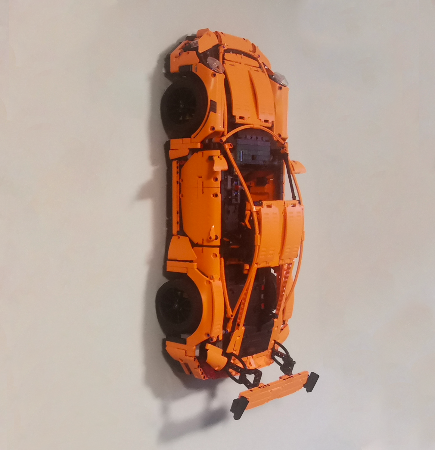 Wandhalterung für LEGO Technic Porsche 911 GT3 RS 42056 inkl. Befestigungsmaterial